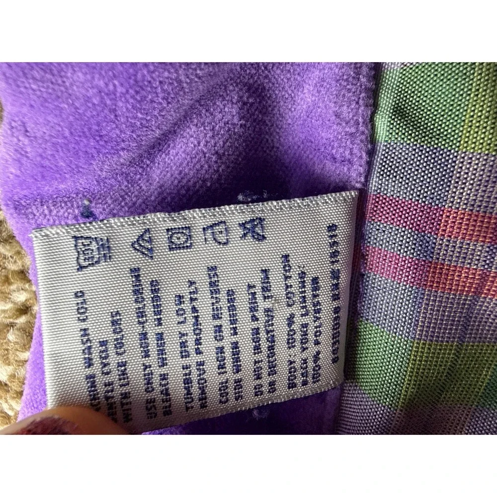 OshKosh Bgosh Girls Purple Corduroy Ruffle Hem Shirt‎ Dress Jacket Size 6X